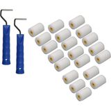 Benson - Verfrollers - Multi - Kunststof - 20x Verfrollers en 2x Rollerbeugels