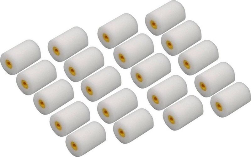 20x Verfroller / Schuimrollers Fijn - 5 cm - Verfrollers Geschikt Voor Diverse Soorten Verf
