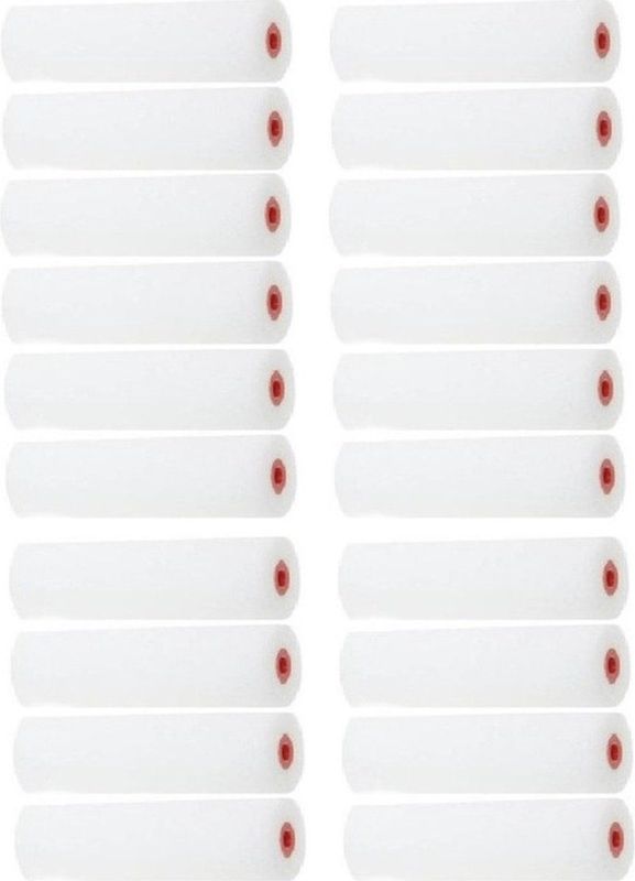 20x Verfroller / Schuimrollers Fijn - 10 cm - Verfrollers Geschikt Voor Diverse Soorten Verf