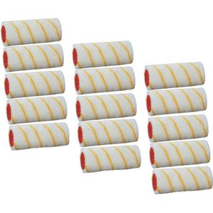 15x Verfroller / Vachtrollers - 10 cm - Verfrollers Voor Het Schilderen van Wanden en Plafonds