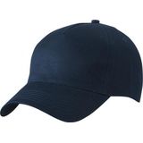 2x stuks 5-panel baseball petjes /caps in de kleur navy blauw voor volwassenen - Voordelige donkerblauwe caps