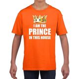 Koningsdag - T-shirt - Oranje - Katoen - Jongens