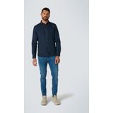 No Excess - Overhemd - Donkerblauw - Linnen