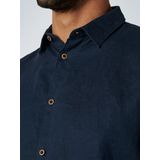 No Excess - Overhemd - Donkerblauw - Linnen