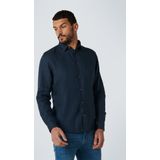 No Excess - Overhemd - Donkerblauw - Linnen