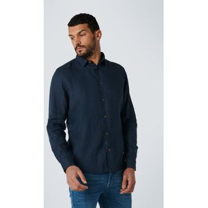 No Excess - Overhemd - Donkerblauw - Linnen