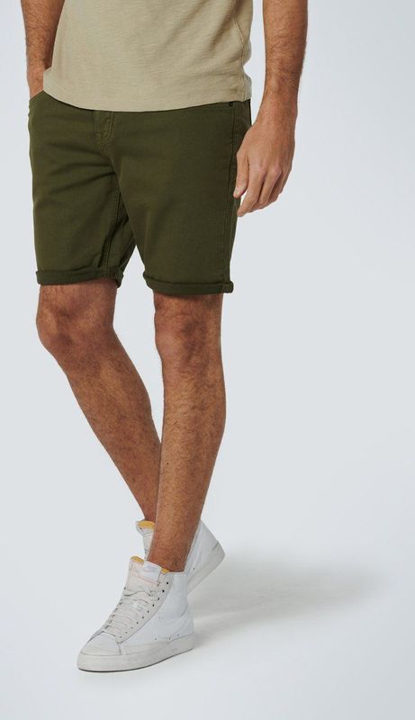 No Excess - Denim Short - Donker Groen - Gekleurde Denim - 5-Pocket Styling