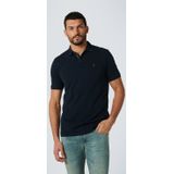 No Excess - Polo - Donkerblauw - Biologisch Katoen - Garment Dyed Look