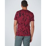 No Excess Mannen Ronde Hals T-Shirt Cassis