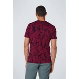 No Excess Mannen Ronde Hals T-Shirt Cassis