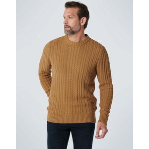 No Excess Mannen Pullover Caramell