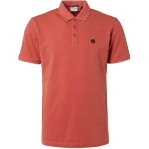 No Excess Mannen Klassieke Polo Oranje