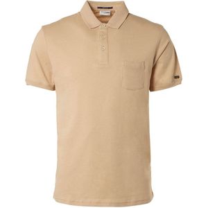 No Excess Polo Leinen Beige - Größe M