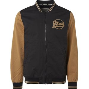 No Excess - Bomber Jas - Zwart - Polyester Katoen - Regular-fit