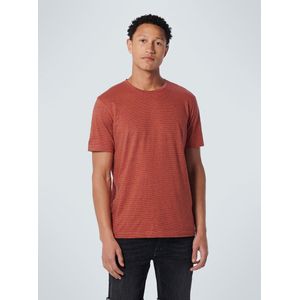 No Excess Mannen Ronde Hals T-Shirt Oranje