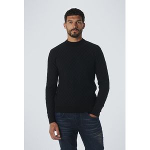 No Excess Mannen Trui Ronde Hals Zwart