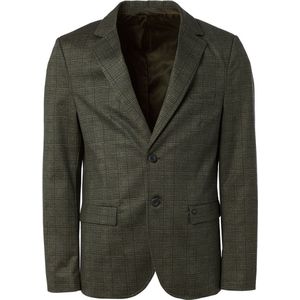 No Excess - Blazer - Taupe - Jersey Stretch Check