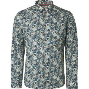 No Excess - Heren Overhemd - Steel - Katoen