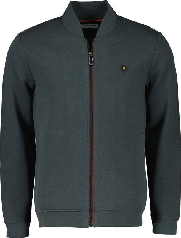 No Excess - Vest - Melange Dark Steel - Met Ritssluiting