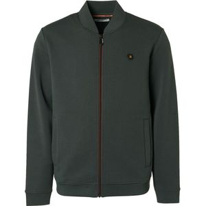 No Excess Mannen Trui Met Rits Donker Grijs