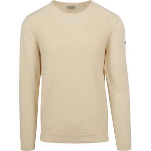 Pullover ronde hals Kledingstuk geverfd + stone washed