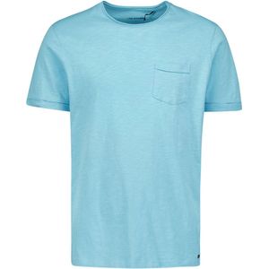 No Excess Mannen T-Shirt Ronde Hals Aqua