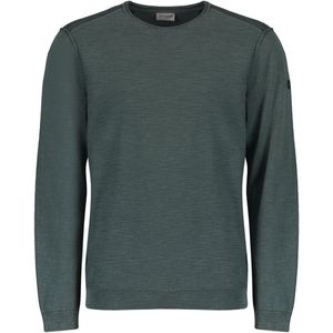 No Excess - Trui - Garment Dyed - Donker Staal - Ronde Hals