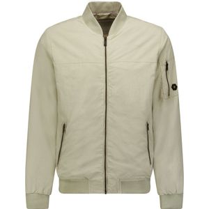 No Excess - Jas Bomber - Beige - Polyester - Regular-fit