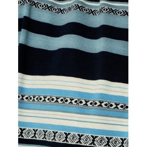 No Excess - T-shirt - Aqua - Korte Mouw - Ronde Hals - Jacquard