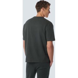 No Excess Mannen T-Shirt Ronde Hals Donker Grijs