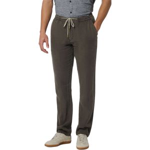 No Excess - Broek - Motorblack - Linnen - Garment Dyed