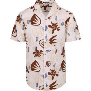 Shirt met resort kraag en seersucker stof - Stijlvolle toevoeging aan je garderobe