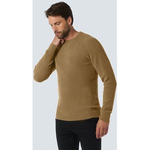 No Excess Pullover Ribknit Khaki - Größe XXL