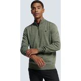 No Excess Mannen Pullover Met Halve Rits Grijs