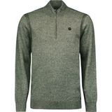 No Excess Mannen Pullover Met Halve Rits Grijs