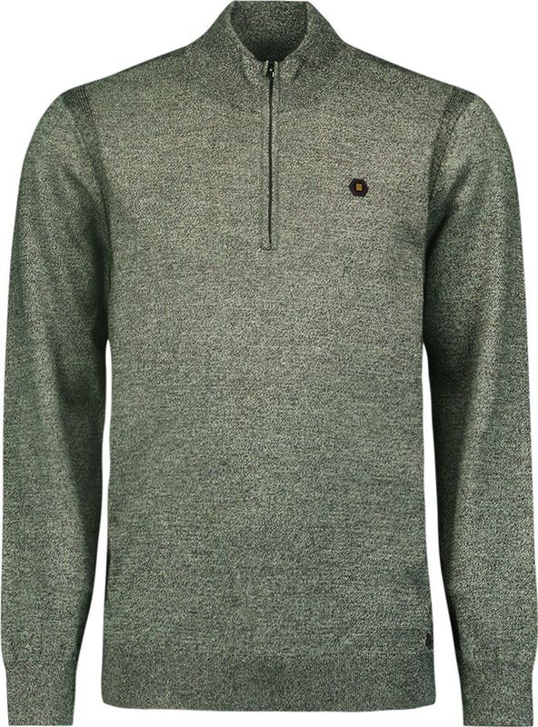 No Excess Mannen Pullover Met Halve Rits Grijs