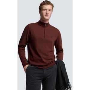 No Excess - Pullover Half Zip - Rusty - 2 Coloured Melang