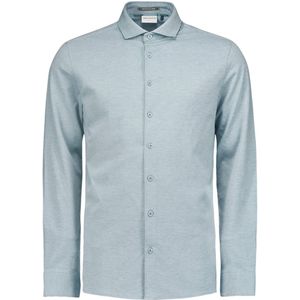 No Excess - Jersey Gemêleerd Overhemd - Met Stretch
