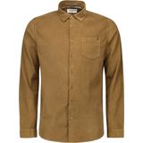 No Excess Mannen Corduroy Overhemd - Stijlvol En Comfortabel Khaki