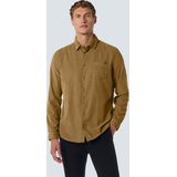 No Excess Mannen Corduroy Overhemd - Stijlvol En Comfortabel Khaki