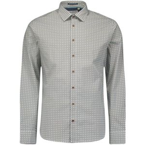 No Excess - Overhemd - Allover Patroon - Katoenmix