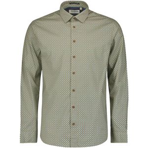 No Excess - Overhemd - Lange Mouwen - Katoenmix - Dynamisch All-over Patroon