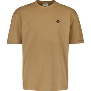 No Excess Mannen T-Shirt Met Ronde Hals Khaki