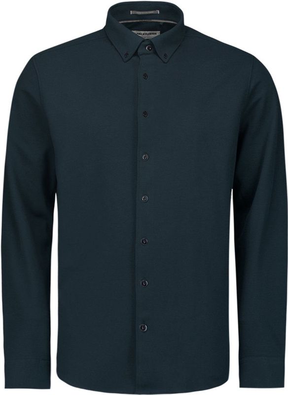 No Excess - Piqué Overhemd - Tijdloos Basics