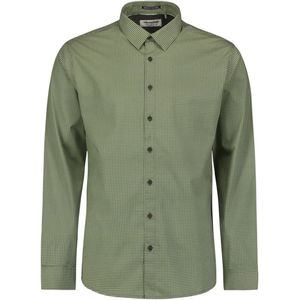 No Excess - Shirt - Allover Printed - Donkergroen - Stretch