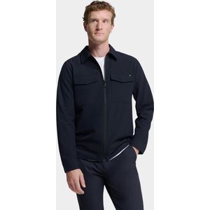 No Excess Overshirt zip closure stretch night