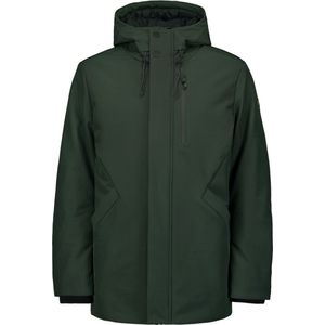 No Excess Mannen Softshell Jas Met Capuchon Donkergroen