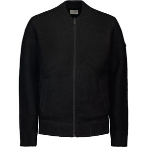 No Excess Mannen Bomber Vest Met Wol Zwart