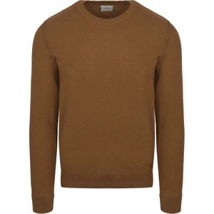 No Excess Trui Solid Jacquard Khaki - Heren