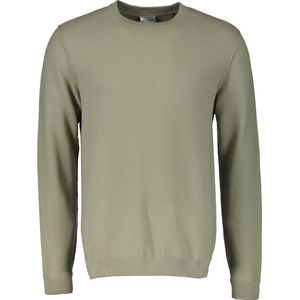 No Excess Pullover - Modern Fit - Grijs Grote Maten